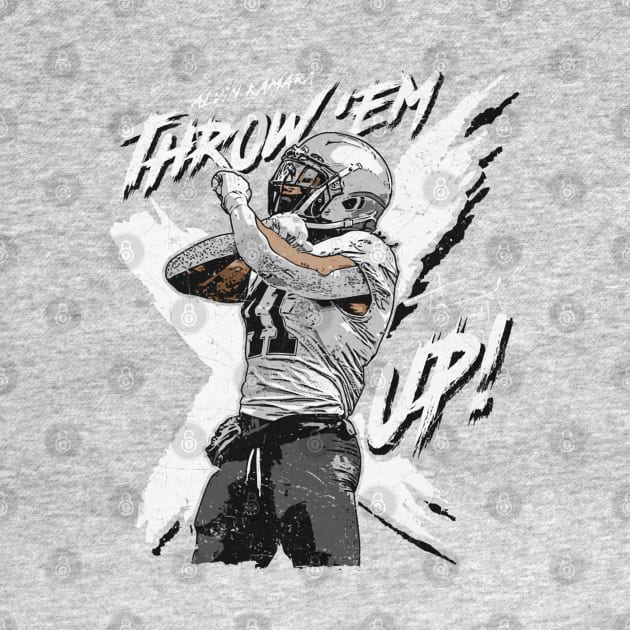 Alvin Kamara New Orleans Throw Up The X by MASTER_SHAOLIN